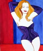 Corset Pop Art painting