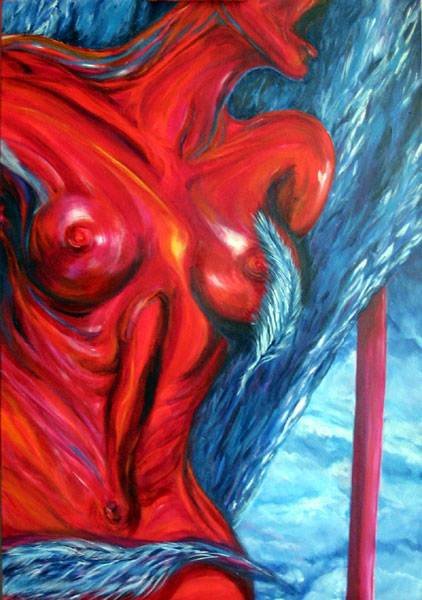 Impossible Choices painting - large size